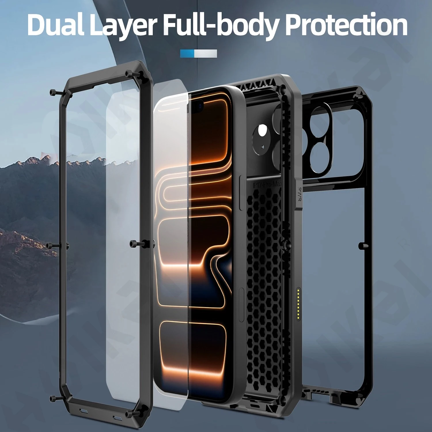 Чехол для iPhone 17, 16, 15, 1 – обзор и цена Heavy Duty 360 Full Body Protective Case