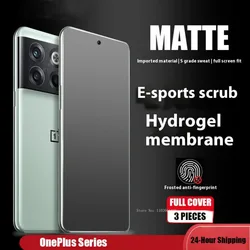 3PCS Matte Hydrogel Film for The Screen Protector for OnePLus 12 8T 9 10 11 Pro Full Cover TPU Protector for OnePLus Nord 2 3 4