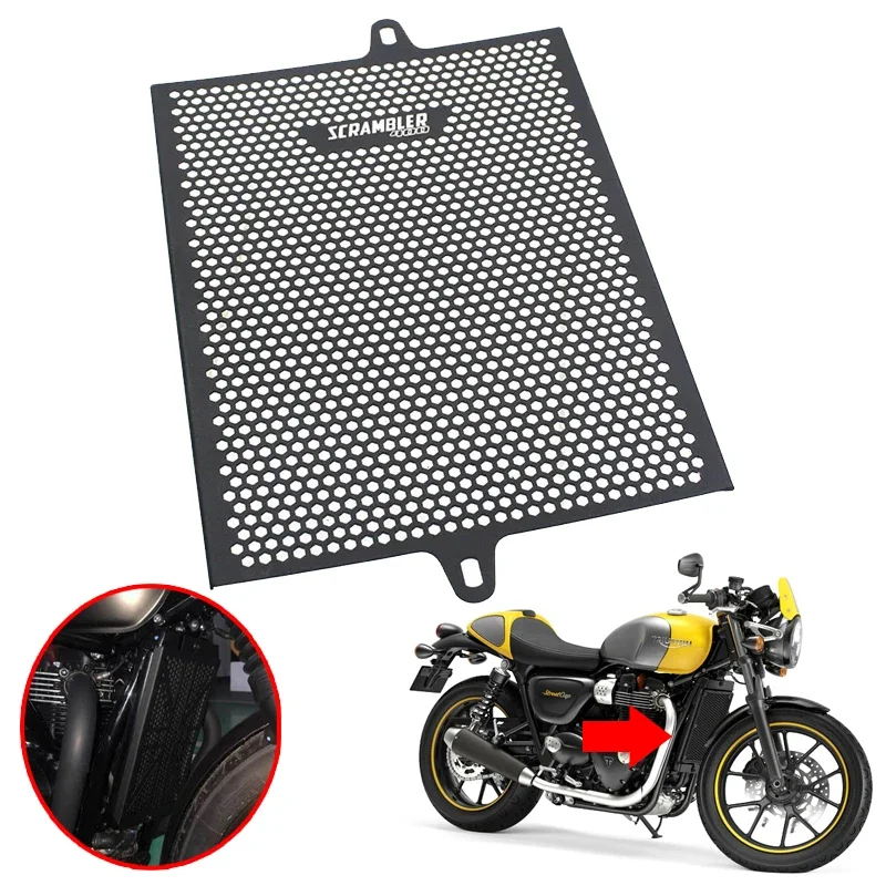 

Speed 400 Radiator Grille Cover Motocycle Radiator Guard Grille Cover Tank Protection Cover Fit For Scrambler400X Speed400 2024-