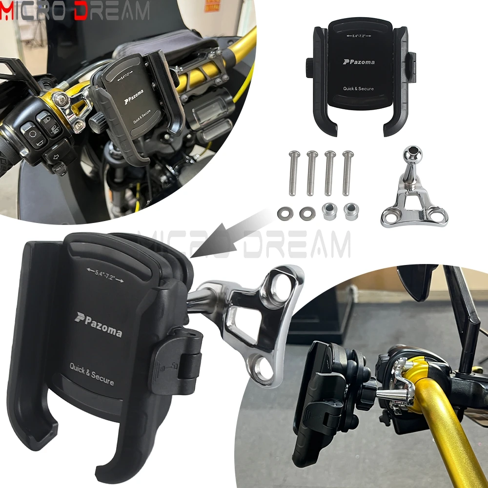 

Motorcycle Phone Holder Shockproof Bracket For Harley XL883L Dyna FXD FXDC FXDF FXDL Softail FLSTF FLSTN FXCW FXSTC VRSCAW V-Rod