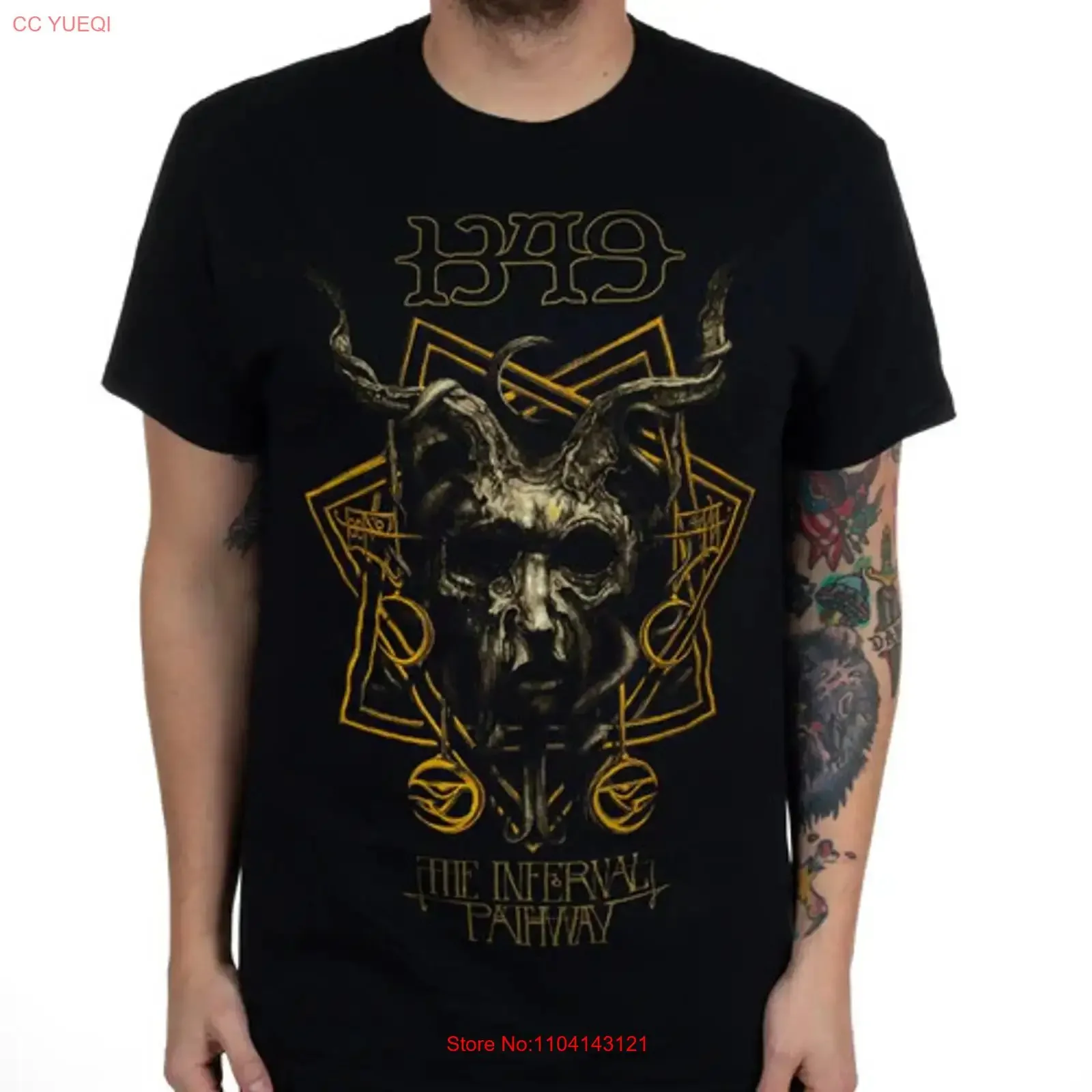 1349 The Infernal Pathway T shirt vintage Washed Soft Stylish Unisex Top For Everyday Wear Comfortable designer clothes