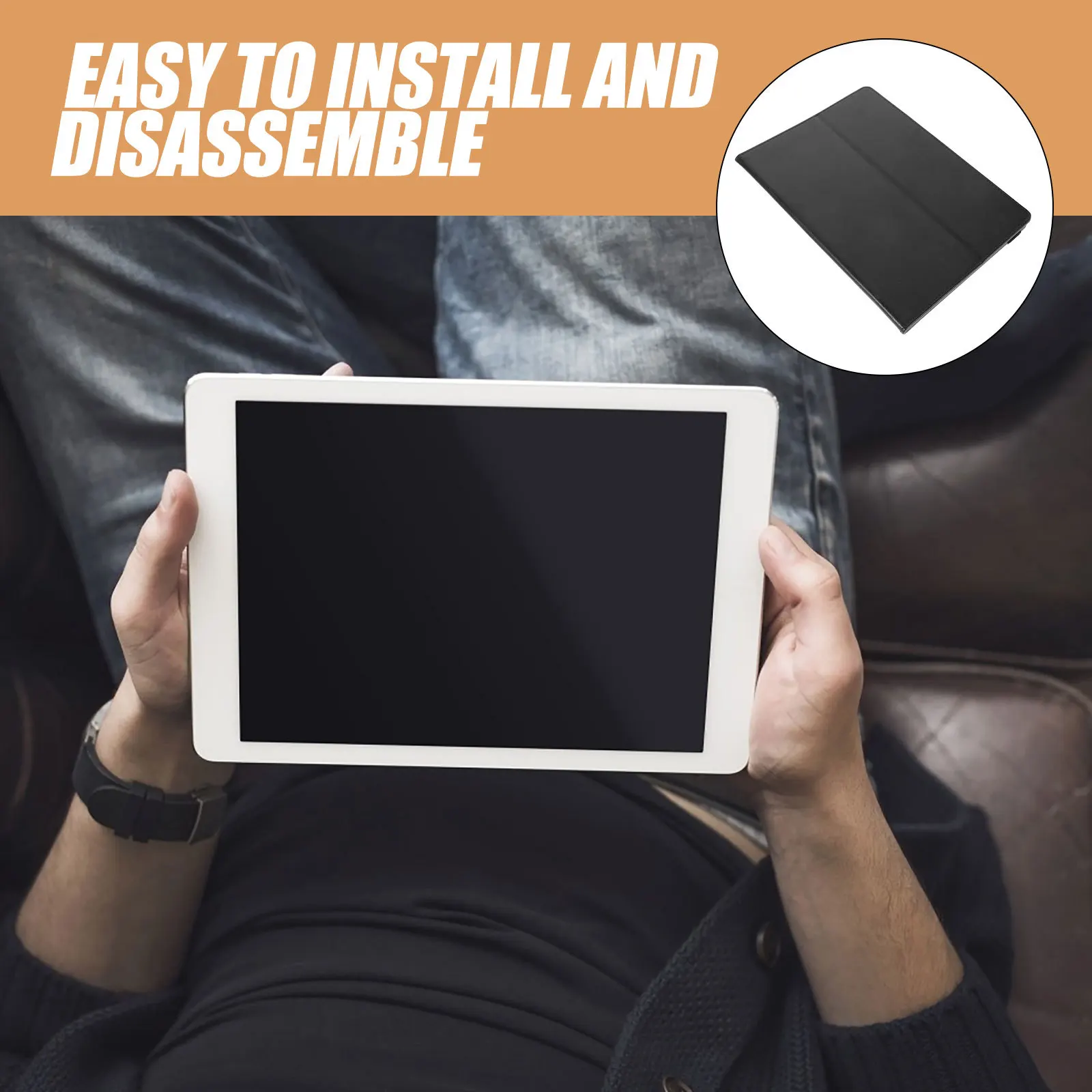 

1pc Tablet Case 10.1 Inch Universal Imitation Protective Cover For 10 Inch Tablets Lightweight Scratch Resistant Shell