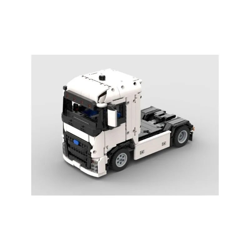 F-Max Truck Head Engine Building Blocks MOC-ST1191 City Lorry Van Transport Vehicles Model Bricks Ideas Toy Kit Gift Kids Aldult