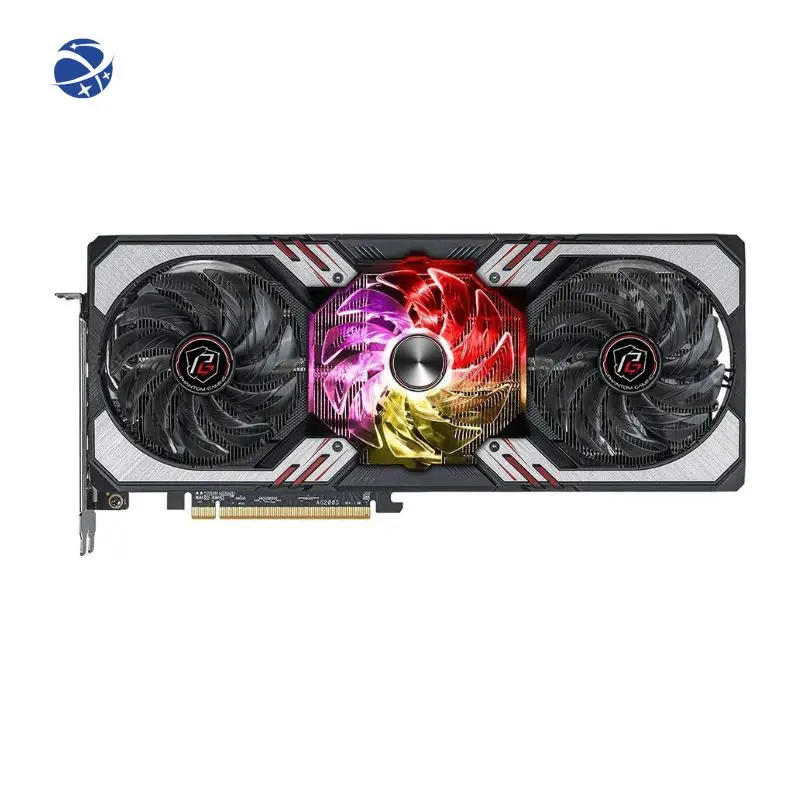 Carte graphique d'occasion 95% nouvelle carte graphique de jeu Radeon RX 6700 XT Phantom Gaming D 12GB GDDR6 PCI-E 4.0