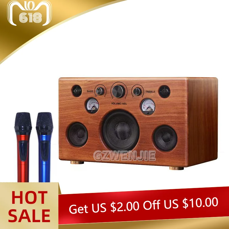 

210W 5.0 HiFi Speaker Soundbar Bookshelf Bluetooth Speaker Home Theatre Wooden Music Speakers For TV PC Subwoofer Bass effect US