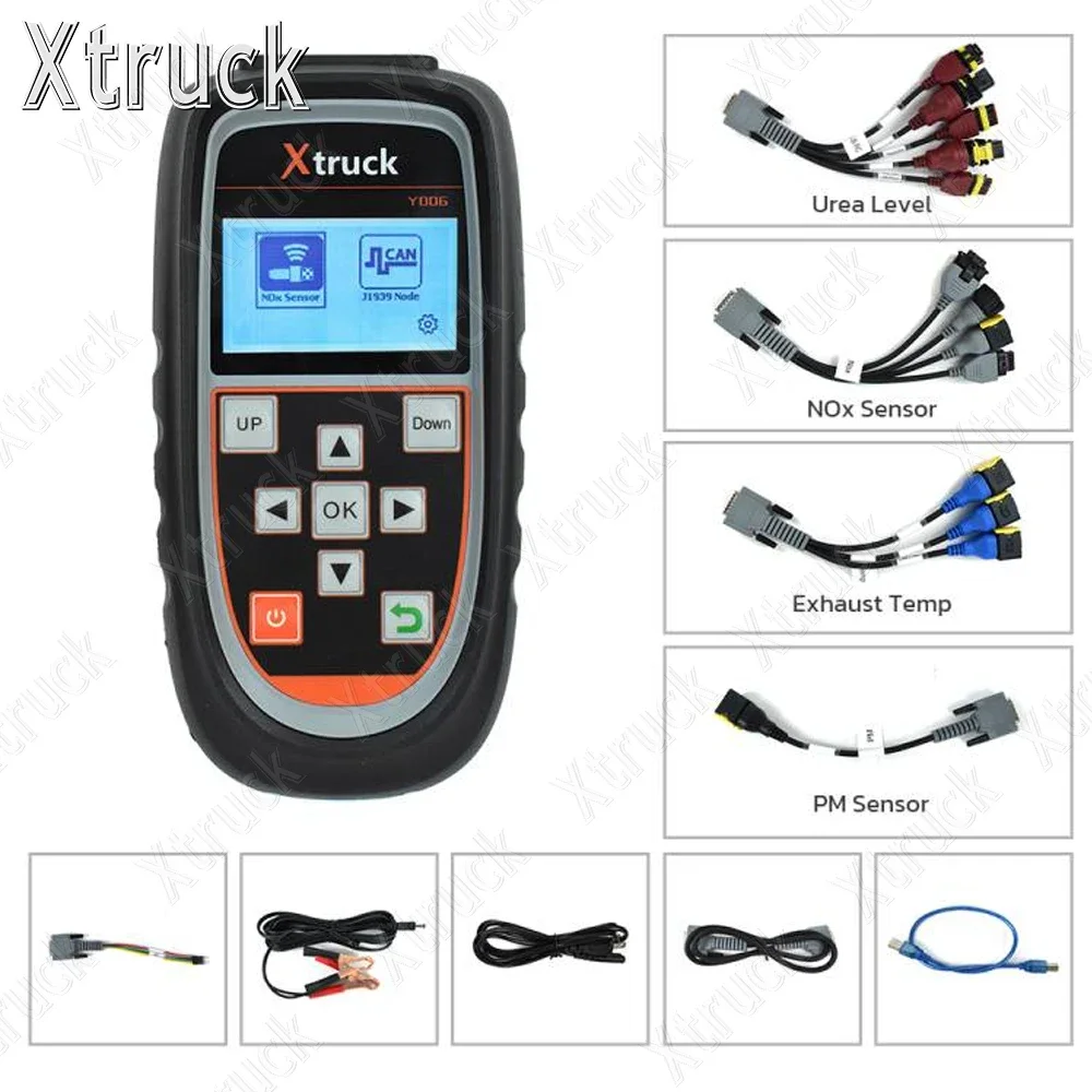 XTRUCK Y005 Y006 Pump New Upgrade NOx Sensor Truck Nitrogen Detector Test Detect urea level exhaust temperature PM