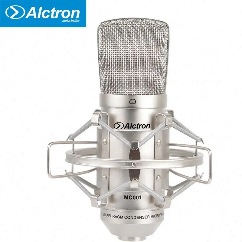 Студийный микрофон Alctron MC001 с противоударным креплением и чехлом для переноски USB-конмпочкой, микрофон для записи подкастов, профессор