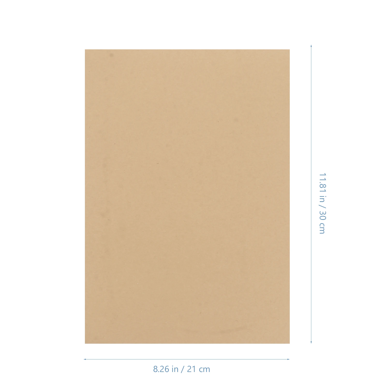 

100 Sheets A4 Kraft Paper Stationary Wrapper Light Brown Vintage Writing Scrapbooking Arts Craft Gift Letter Sewing Accessories