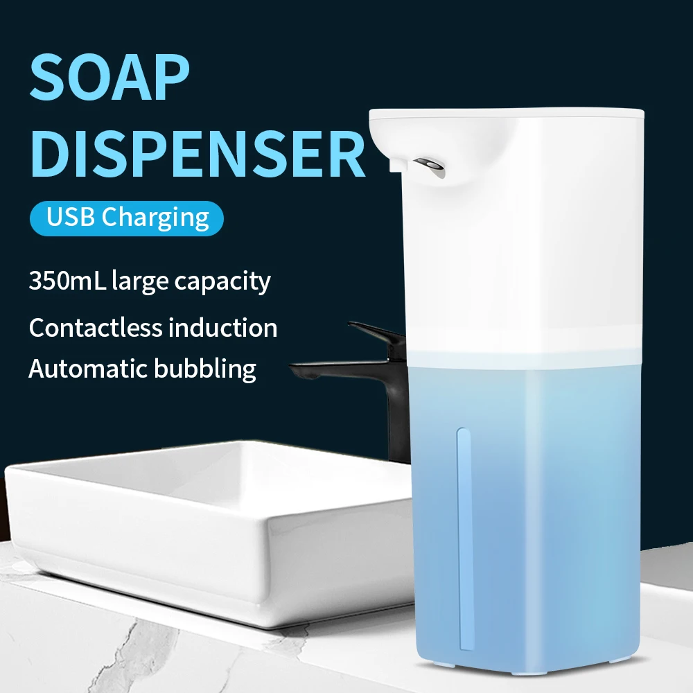 Dispensador de jabón sin contacto recargable USB para higiene de manos - imagen 2