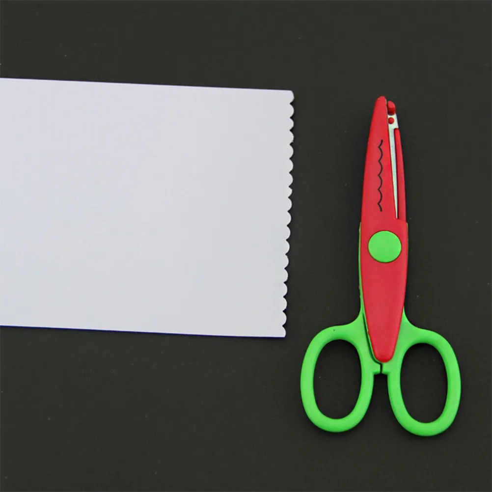 

Набор из 6 кружевных ножниц для бумаги, для скрапбукинга, рукоделия, создания альбомов, набор для вырезания из бумаги, креативный инструмент для детей