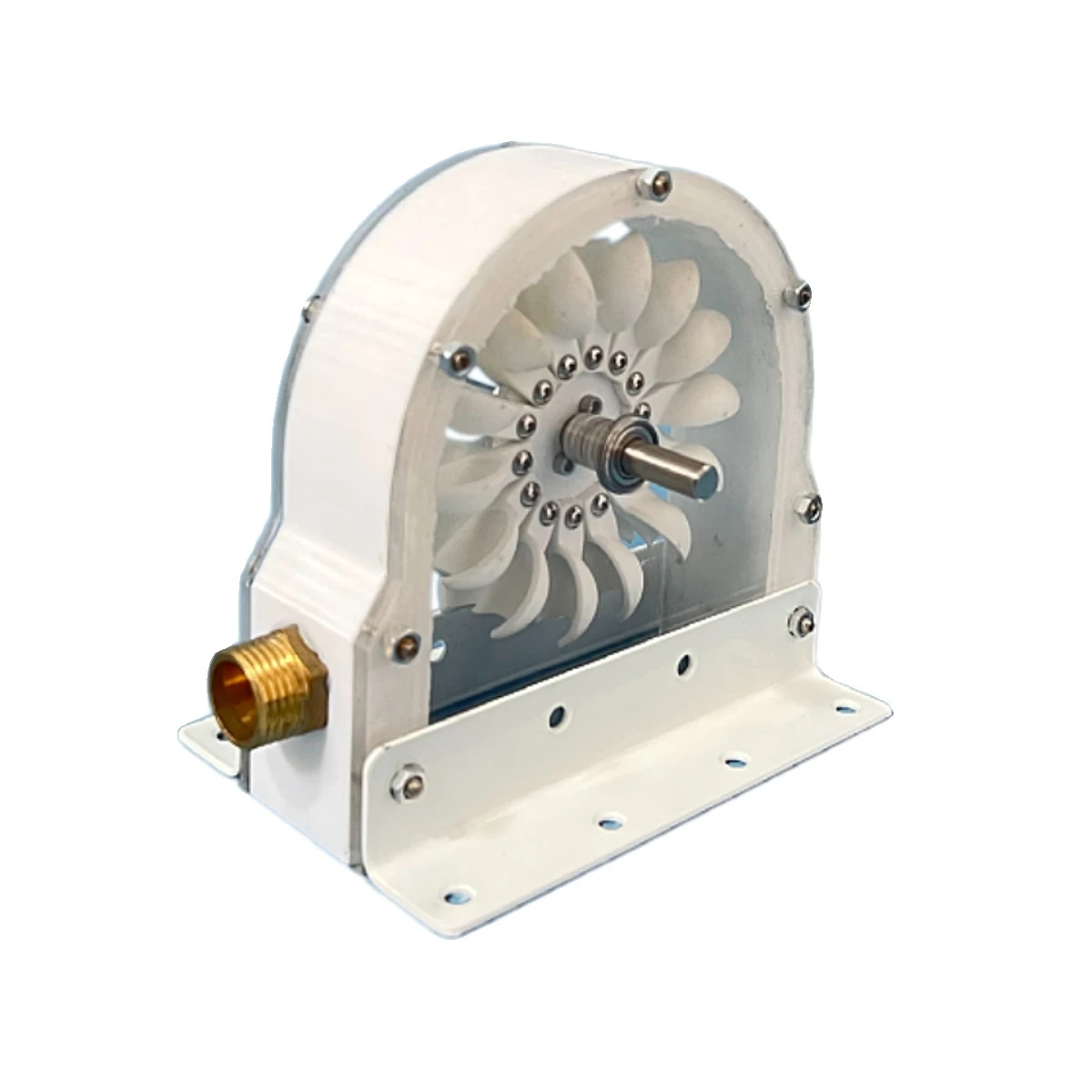 High-efficiency Pelton turbine, impact-type hydraulic runner, water bucket wheel, multi-purpose DIY hydraulic generator