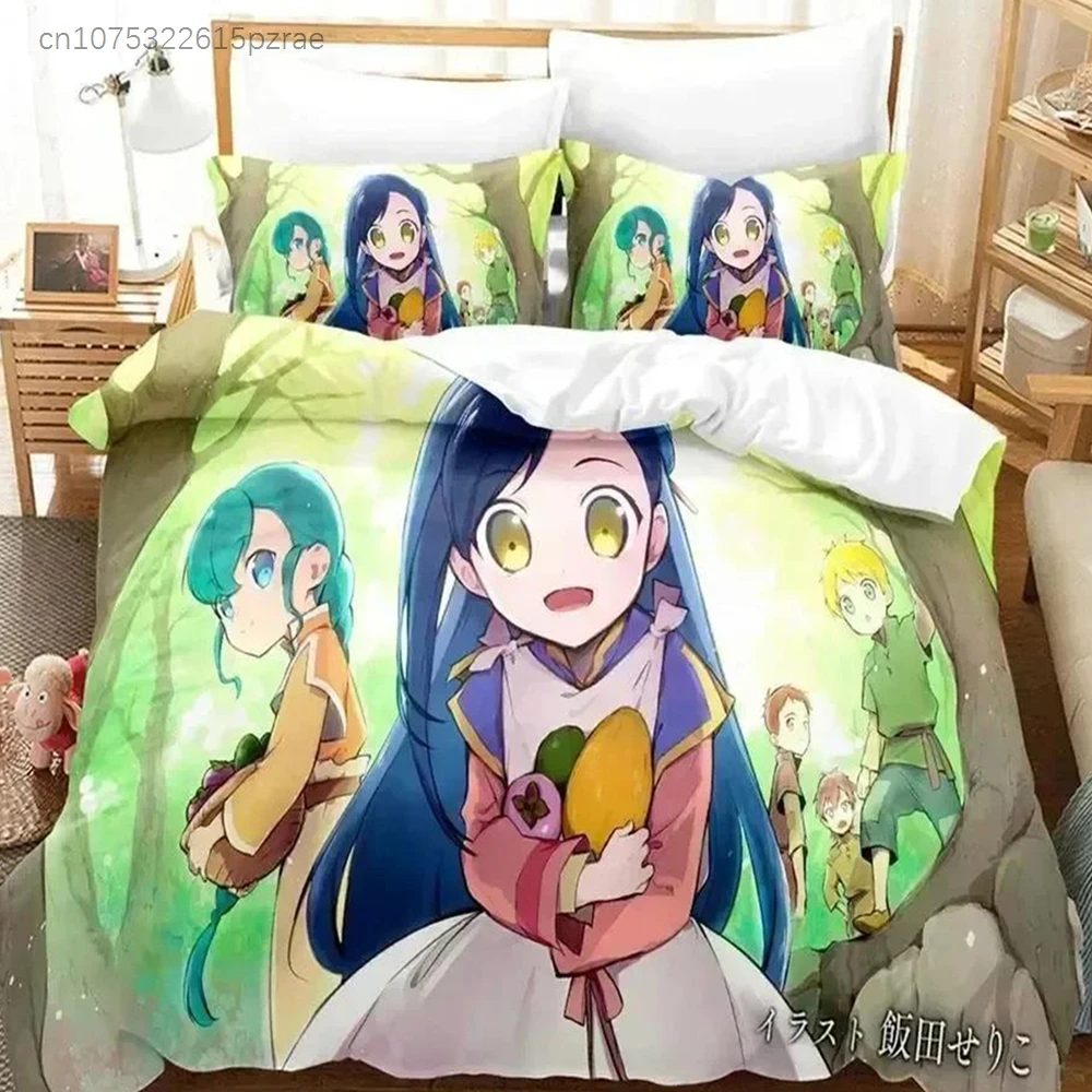 3D Print Ascendance Of A Bookworm Anime Bedding Set Bedroom Soft Modern Bedspreads Comefortable Duvet Cover Quilt Pillowcase