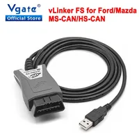 Vgate vLinker FS ELM327 para Ford FORScan HS/MS-CAN ELM 327 OBD 2 OBD2 herramientas de interfaz de escáner de diagnóstico de coche OBDII para Mazda