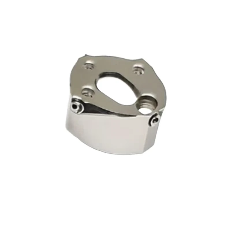 Stainless steel/aluminum alloy precision CNC machined with threaded cylindrical fixings Threaded hole adapter ring