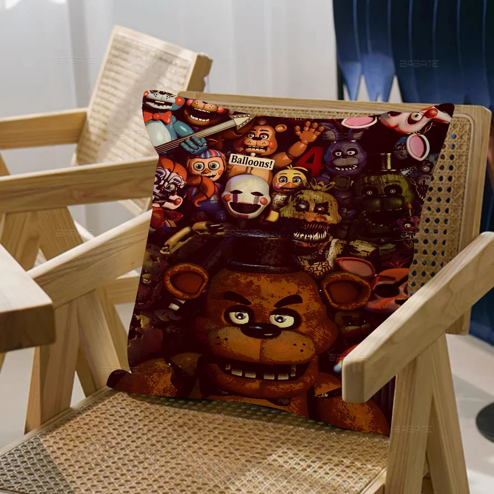 Fnaf Five-nights-At-Freddys Pillowcase Toon Gift Cushion Cover Bedroom Home Sofa Chair Seat Decor Pillow Case