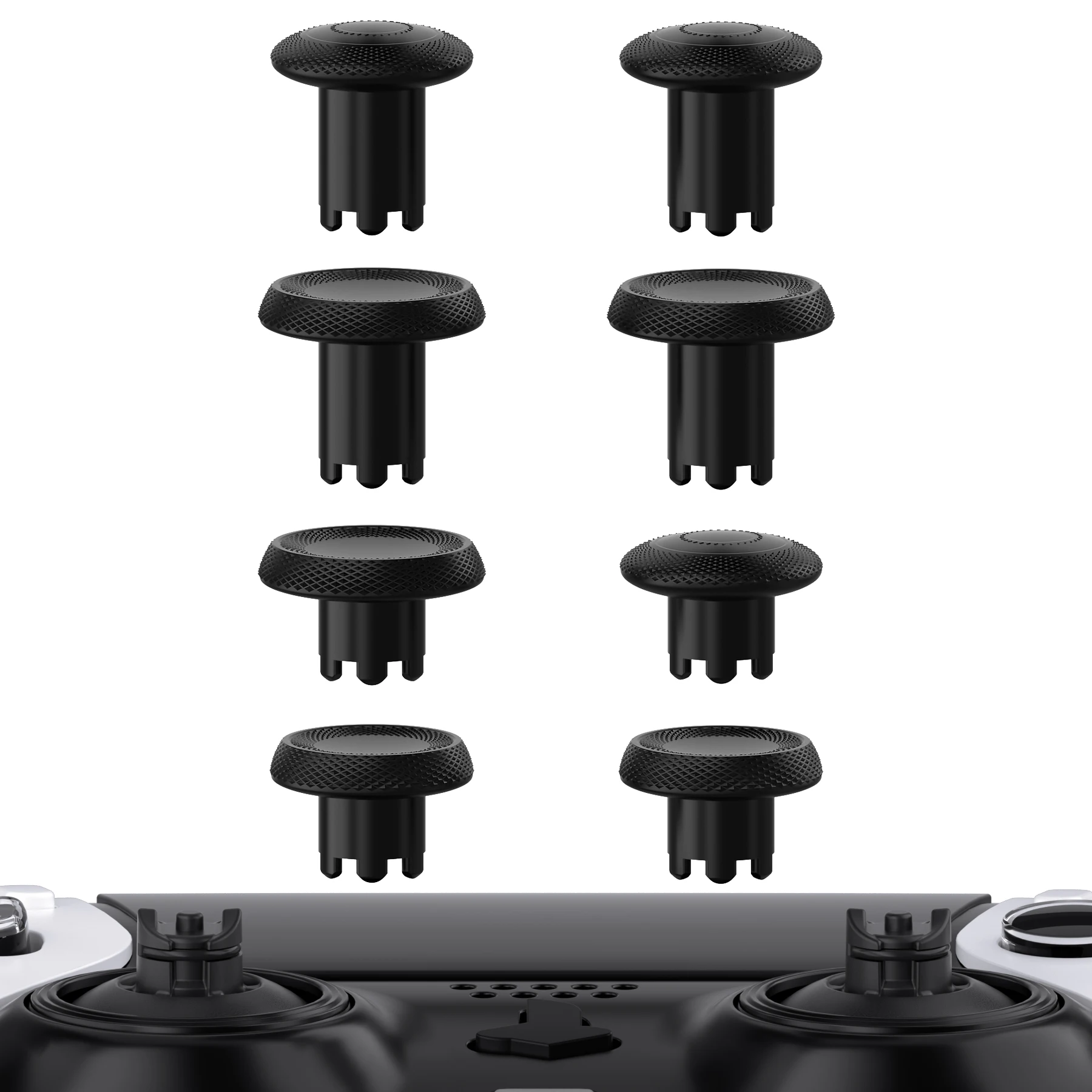 eXtremeRate ThumbsGear Interchangeable Thumbsticks for ps5 Edge Controller, Replacement Analog Thumb Sticks Caps - 6 Colors