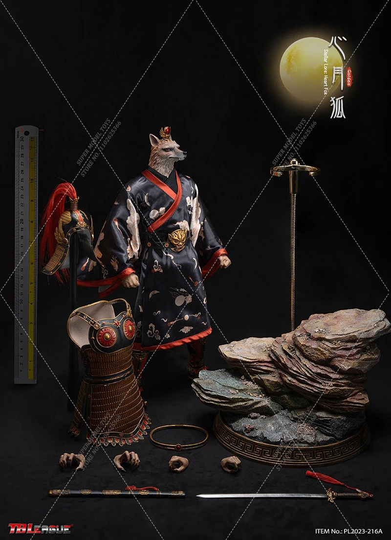 Original TBLeague PL2023-216 1/6 Scale Collectible Lore Heart Fox Action Figure with Display Base Figurine Full Set Model Toys