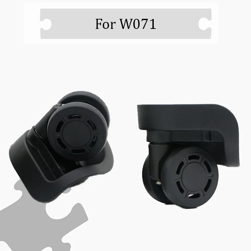 

For W071 Luggage Trolley Castor Set Ultra-Quiet Design Anti-Slip & Wear-Resistant Universal Replacement Wheel Set