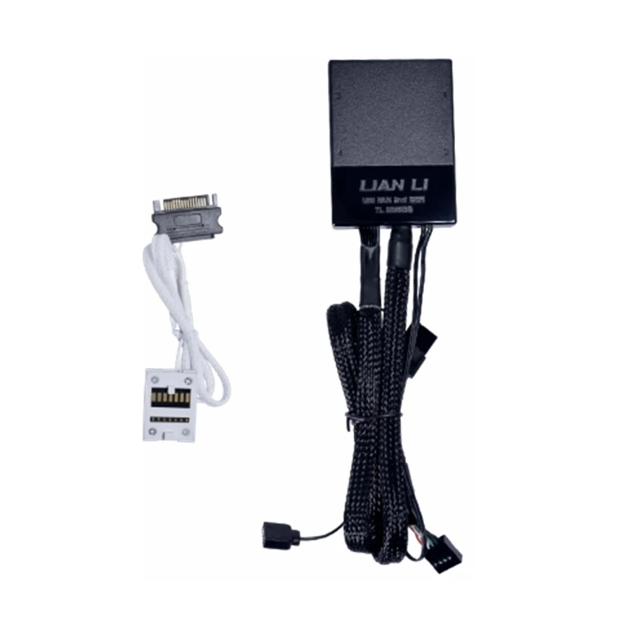 LIANLI UNI HUB TL Series Controller, Der Controller für UNI FAN TL- und TL-LCD-Lüfter. Schwarze Kabel und weiße Kabel sind erhältlich.