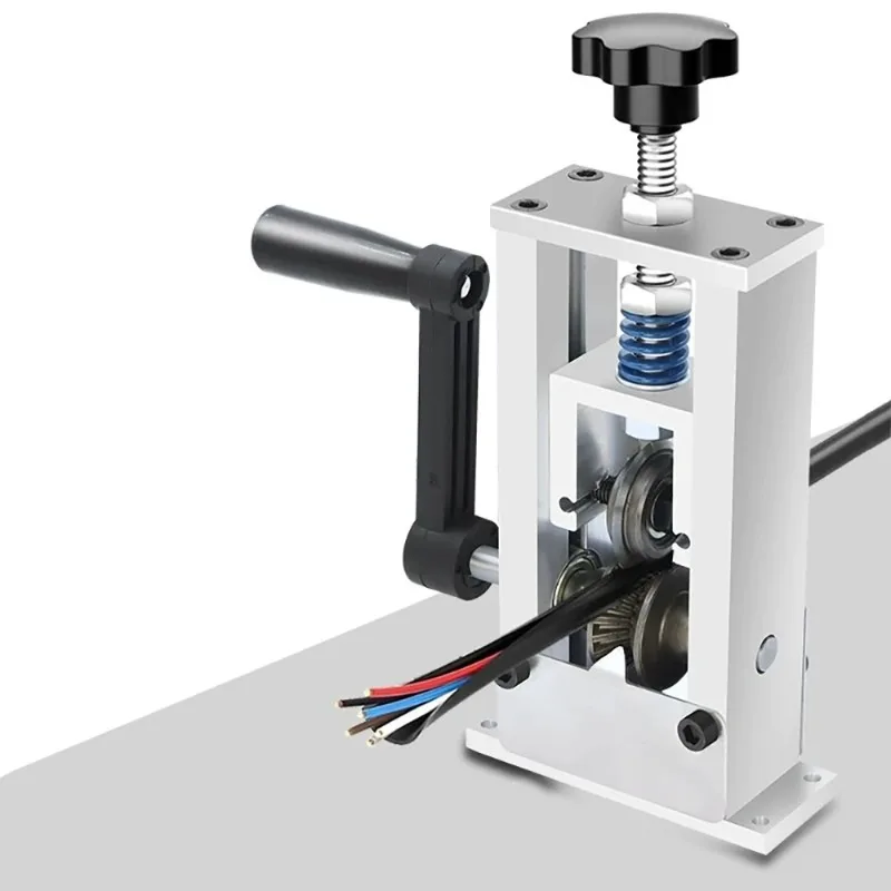 Upgraded 1-21mm Wire Stripping Machine - Manual/Electric Copper Cable Stripper with Spring Design for Scrap Recycling Drill Use