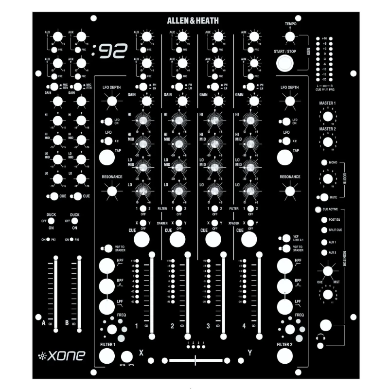 

Allen & Heath Xone 92 Mixer Panel Protective Film, Allen & Heath XONE 92