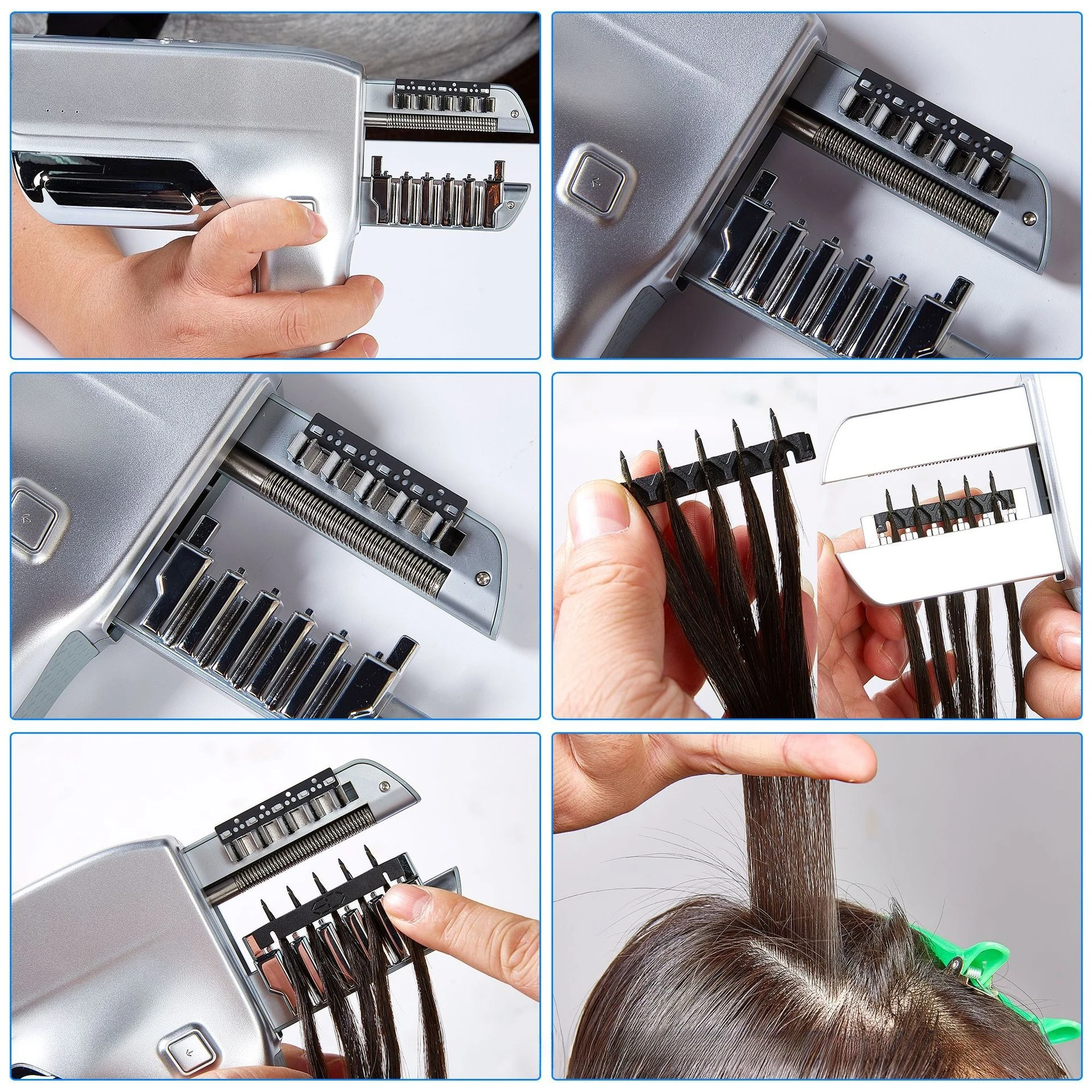 3rd Gen Automatic Hair Extension Machine Professional Salon Seamless Hair Connector Styling Tools
