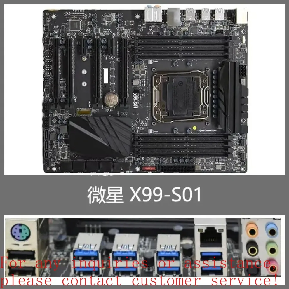 Used For MSI X99 S04 S01 GAMING BIGBANG XPOWER II 2011-3 X99 main board   (store code: 0863)