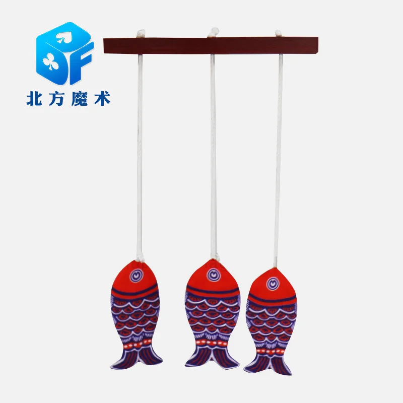 Fish training magic Ancient color trick fish training Stage interactive funny magic props Fish goldfish magic