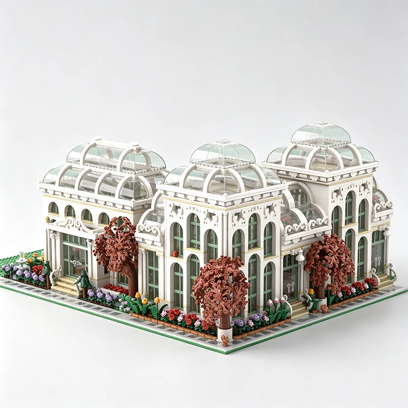 9246PCS City Hot Selling Street View Moc Modular The Botanical Garden modelDIY creative ideas Assembly Puzzle Toy birthday Gift