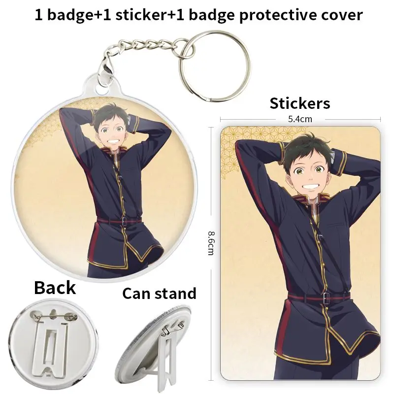 Saimori Miyo Kudou Kiyoka Game Anime Character Badge Brooch anchor Peripherals Pin Customize PersonalizedFashion Accessories DIY