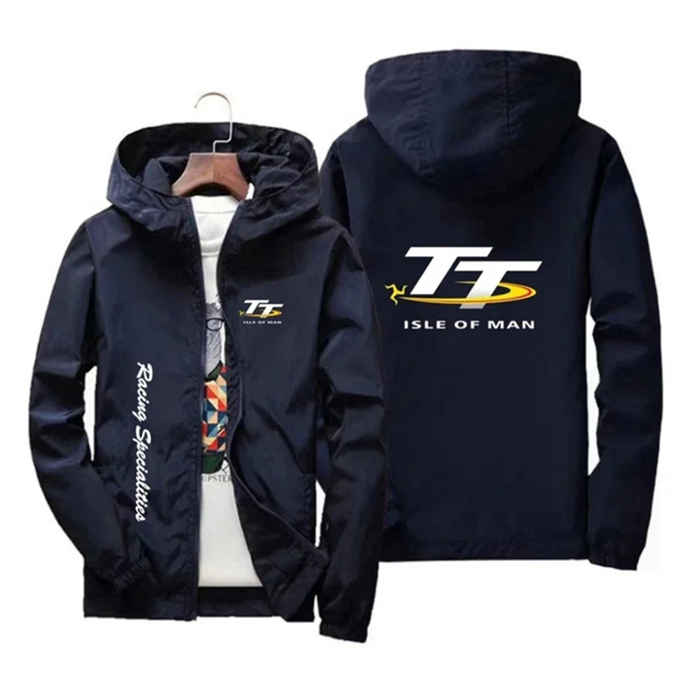 Men's Spring and Autumn Windproof Zipper Hooded Irish TT Outdoor Sports Quick drying Skincare Tower Fishing Jacket 2026 Edition