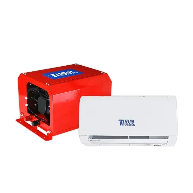 

Electric Truck Sleeper Cab Air Conditioner 24V Truck AC Cooling Kit with R134a Refrigerant Iron Material Top air Conditioner