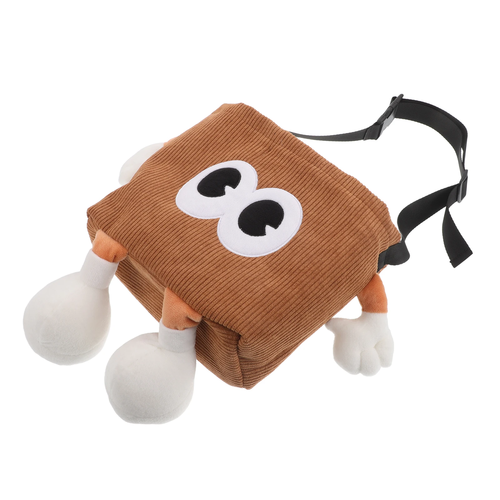 

Car Trash Can Waste Basket Bedroom Bucket Backseat Garbage Bin Corduroy Trashcan