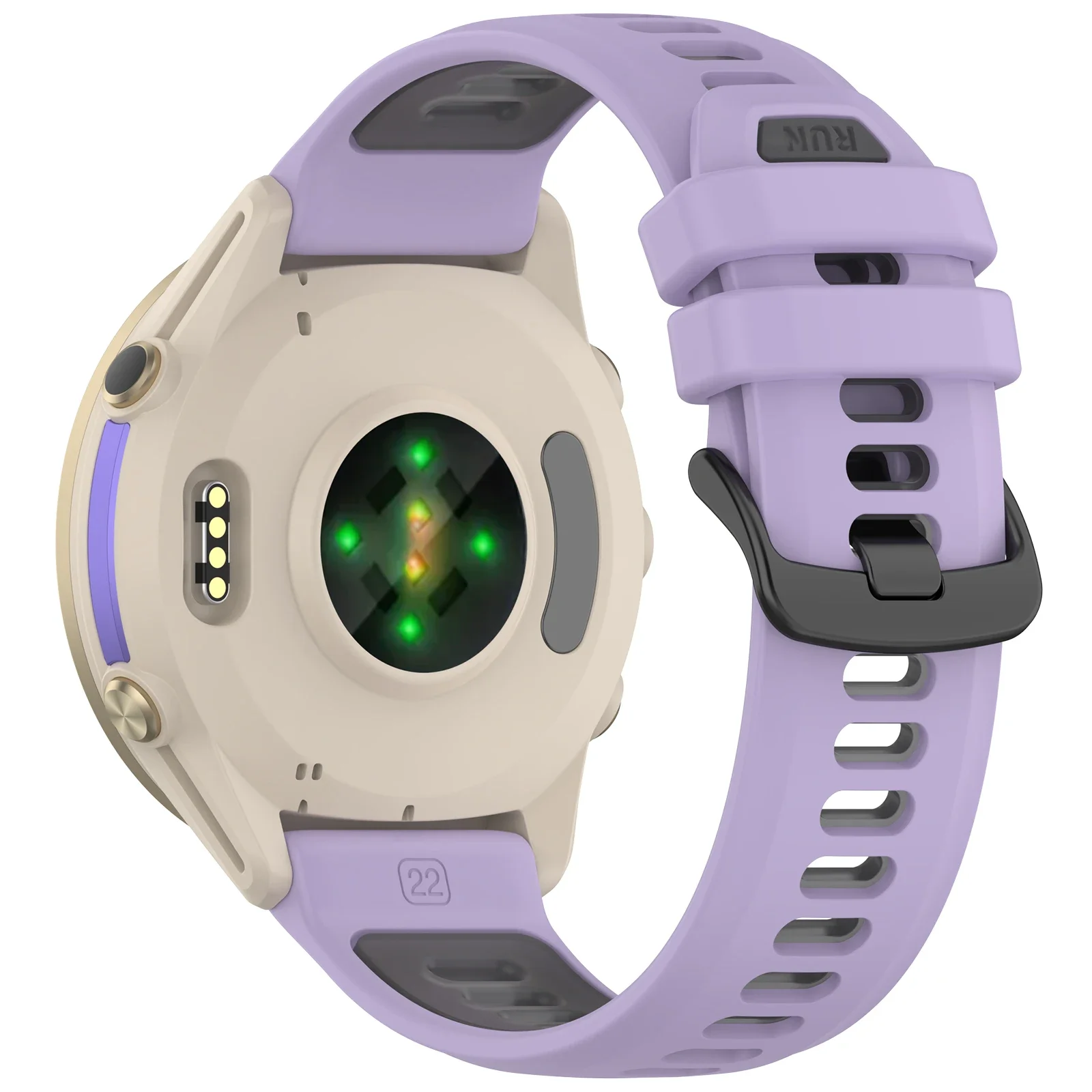 ツートンカラーのソフトシリコン時計バンドガーミンフォアランナー 970 965 955 945 935 745 リストバンドスポーツストラップブレスレットベルトアクセサリー