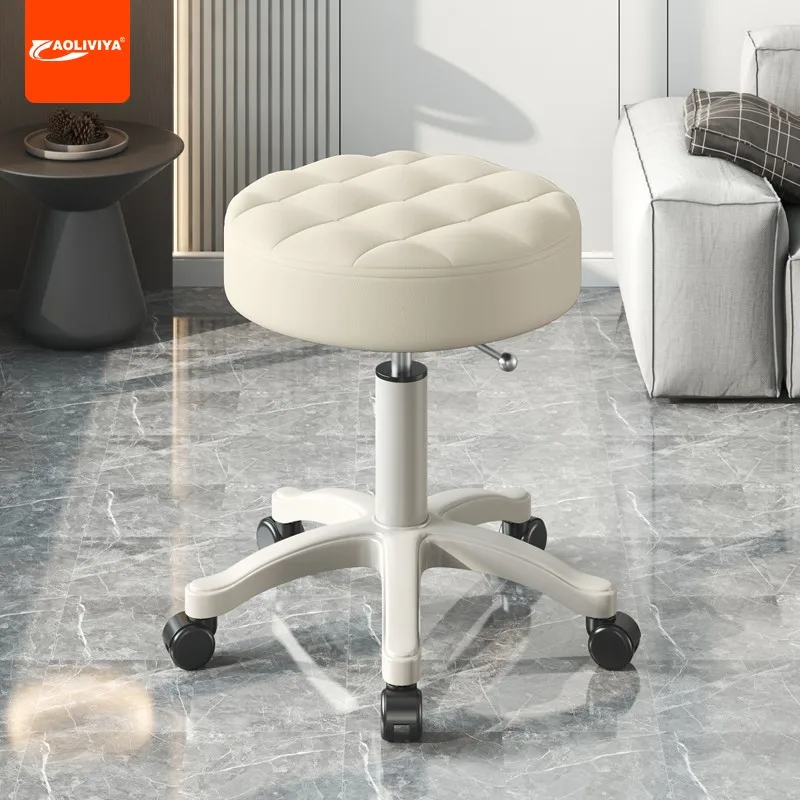 AOLIVIYA Lifting Swivel Chair Beauty Salon Barber Shop Lifting Stool Big Industry Chair Master Chair Nail Art Makeup