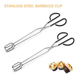 Barbecue Scissor Tongs Grilled Food Tong BBQ Tools Long Handle Scissor BBQ Bread Roast Clip Kitchen Baking Tongs BBQ Accessories
