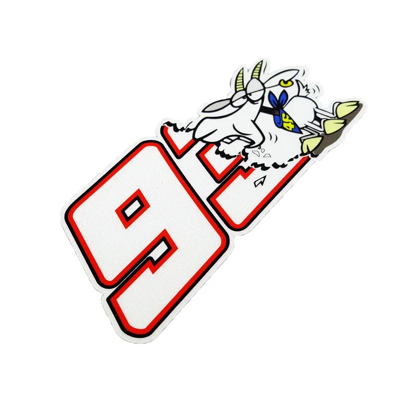 

S228 VR Rossi MOTO GP Racing Safety Reflective Mark Waterproof Stickers Decals for Motorcycle Helmet Car Body Windows Decoration