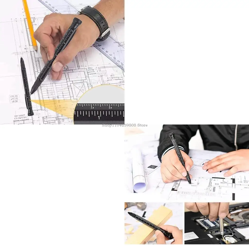 

12 in 1 Multifunctional Ballpoint Pen Gift for Dad Boyfriend Birthday Christmas