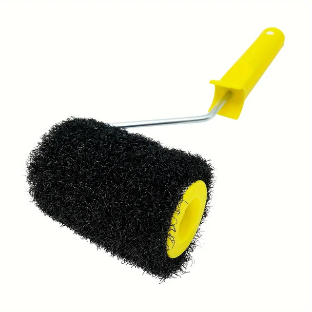 1pc 4-Inch Drywall Texture Roller Brus With Home DIY Painting Tool Durable Plastic Roller Brush For Smooth Ceiling Wall Surfaces