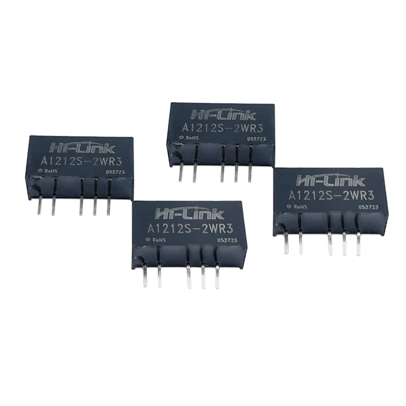 Hi-Link Dual Output A1212S-2WR3 10pcs/lot A1212S-2WR3 12V to 2W 3.3/5/9/12/15/24V DC DC Power Converter Module 10.8~13.2Vdc