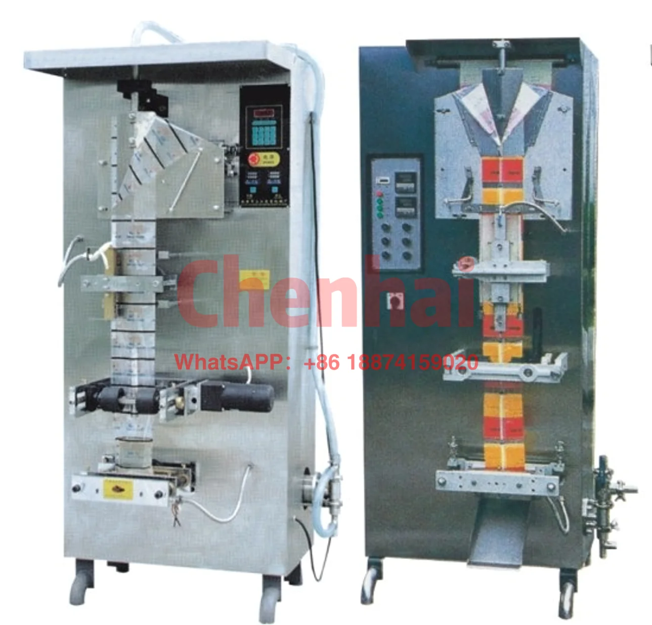 HP-1000 automatic water pouch packing machine milk sachet bag packing machine liquid filling sealing packing machine