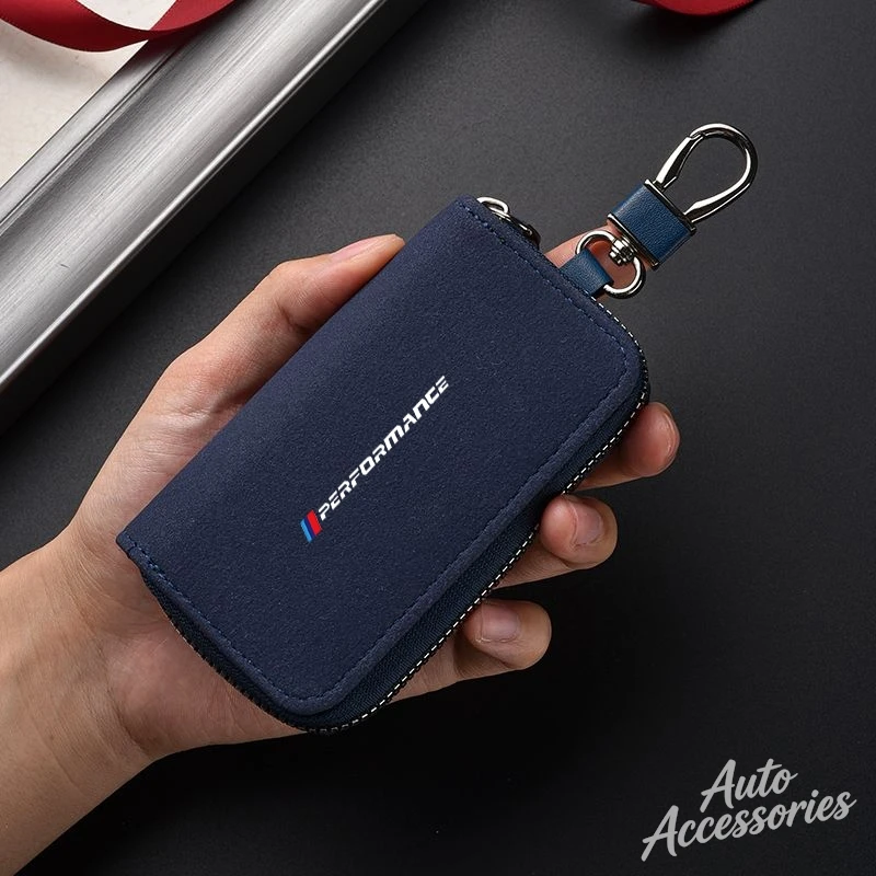 

Car Key Cover Case Keyring Emblem Styling Wallet Leather Accessory For BMW G20 G30 6GT E46 E90 E60 F10 E39 X1 X2 X3 X4 X5 X6 X7