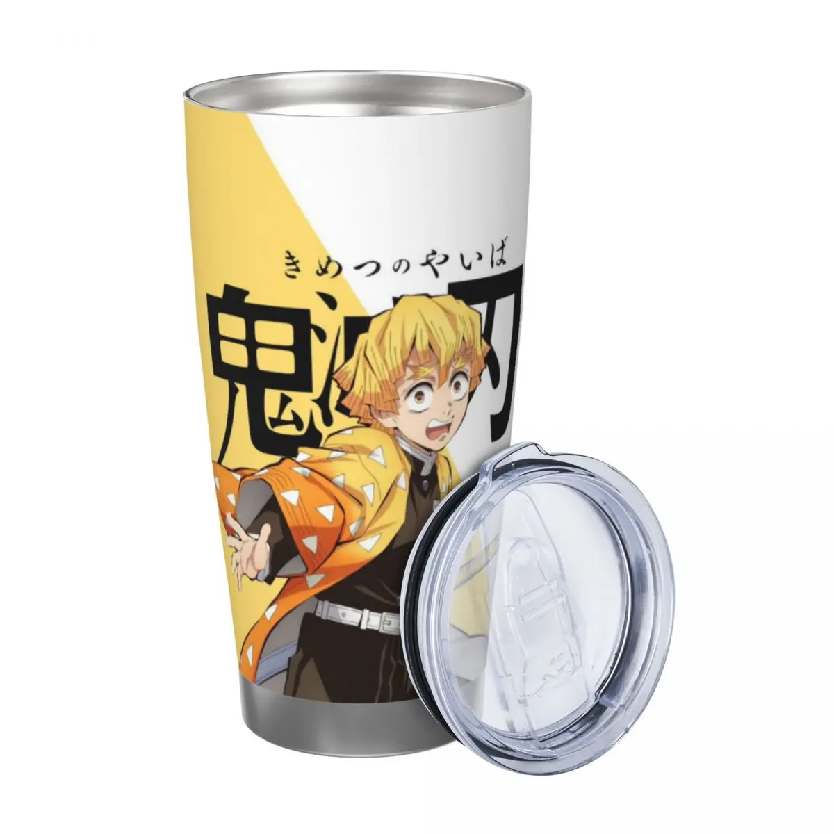 Demon Slayer Kimetsu No Yaiba 20oz Stainless Steel Car Mug Straw Thermal Iced Travel Cup Vacuum Insulated Coffee Hot Cup