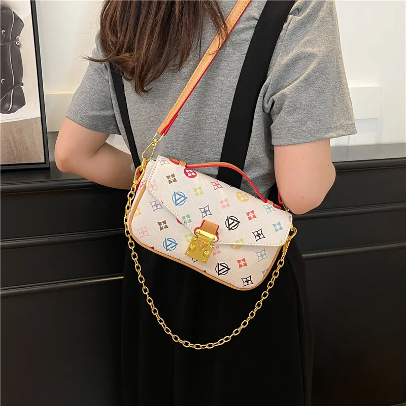 

Fashionable Simple Letter Logo Diaper Bag Casual Trendy Leather Crossbody Bag Large Capacity For Women Stylish Commuter