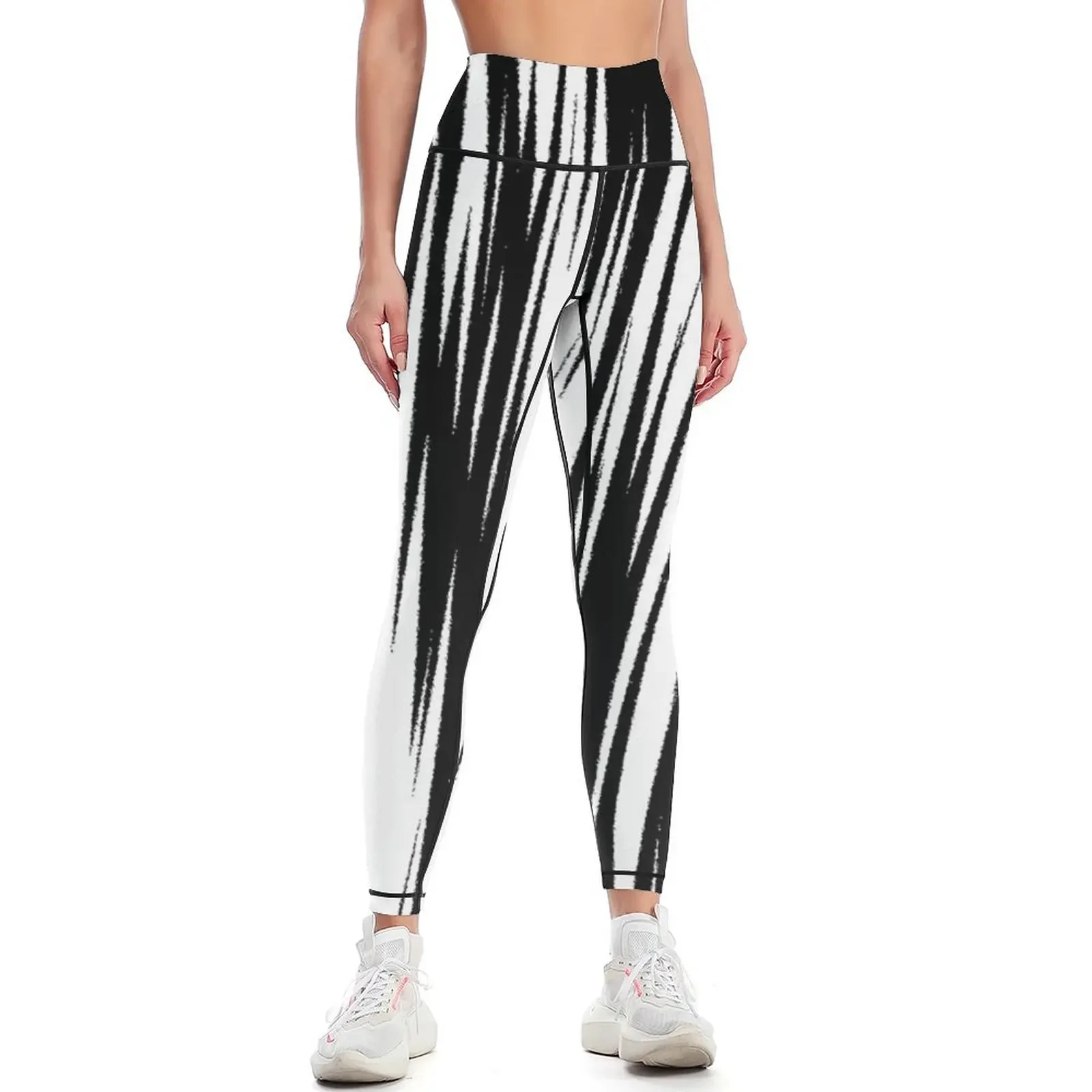 

Zebra Strokes Leggings Legging sport legging push up Womens Leggings