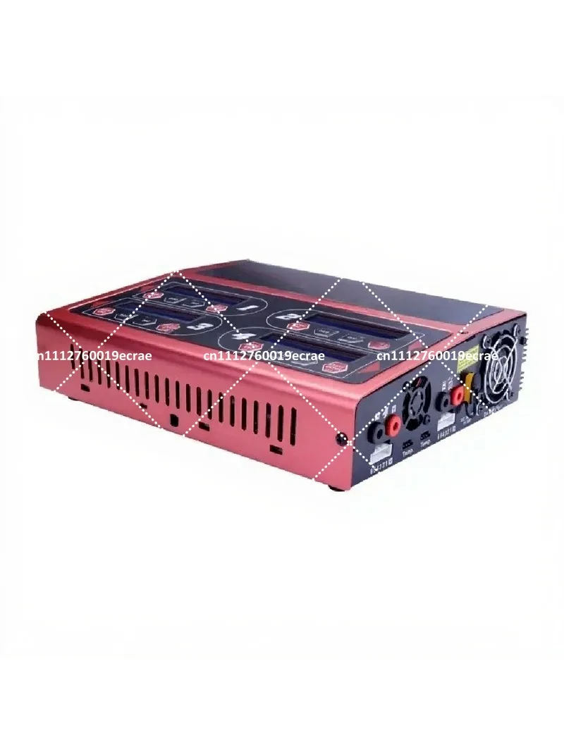 Quad Channel LiPo Charger 4x100W 4x10A RC FPV Battery Charger Discharger Balancer for Drone Airplane