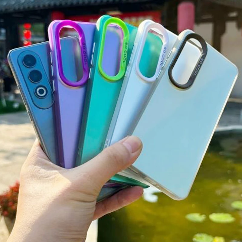 Für oppo k12 fall oppo k12x telefon hülle oppo a60 a59 abdeckung oppo a60 a59 k12 k12x fall luxus metallic aurora haut matte abdeckung