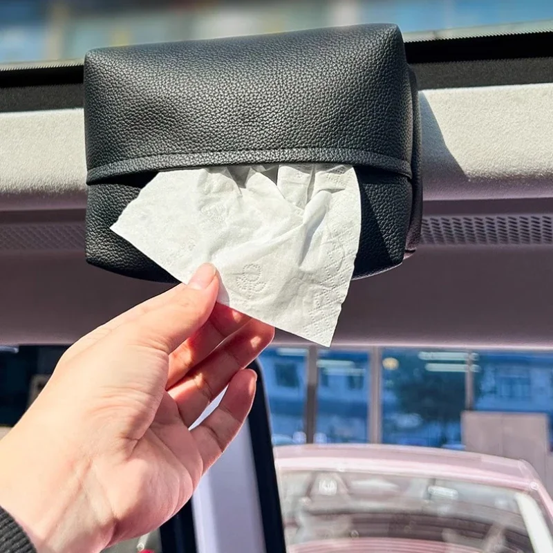 

Новая магнитная коробка для салфеток для автомобиля. Инновационная новая коробка для перекачки бумаги. Простая и продвинутая подвесная сумка для сиденья для модификации крыши.