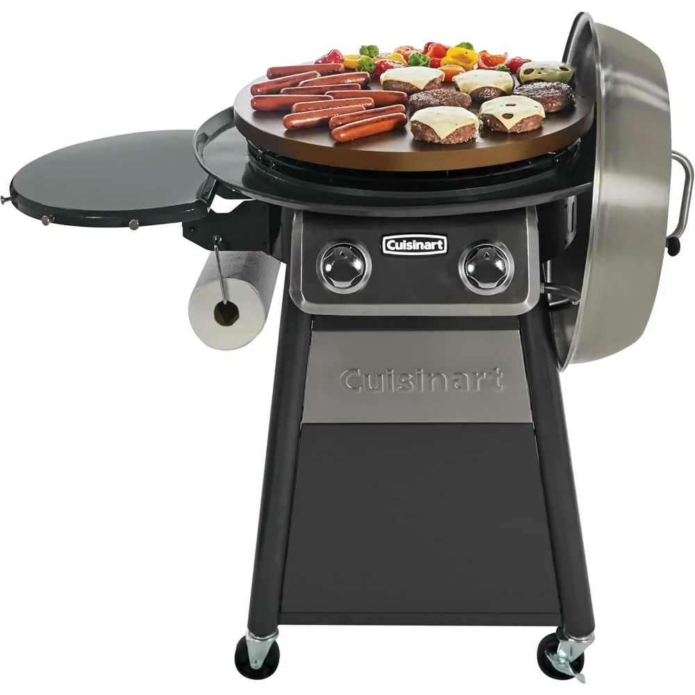 CGG-888 Outdoor Stainless Steel Lid, 360° Griddle Cooking Center Freight free