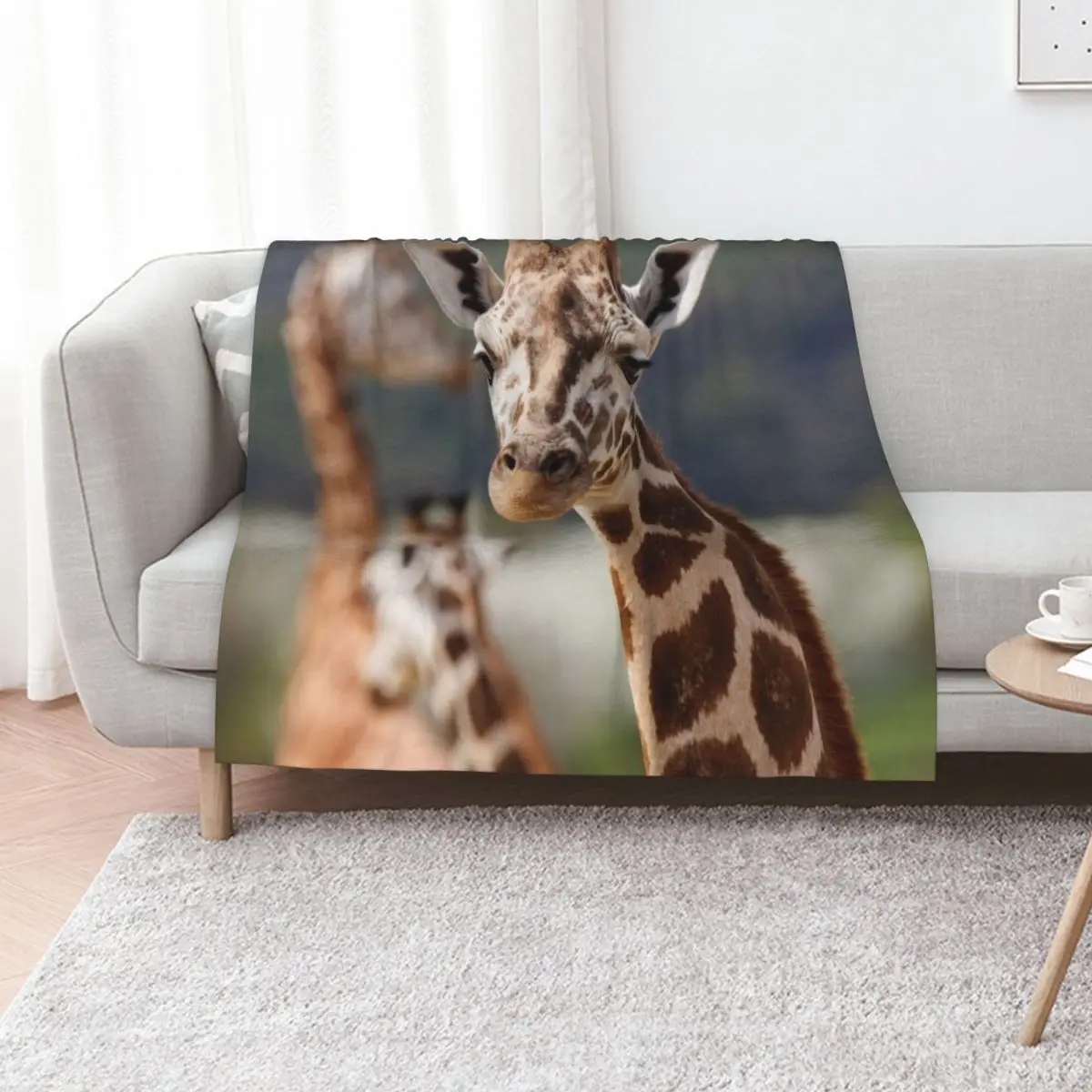Giraffe Throw Blanket Quilt for winter Bed Custom Flannel Fabric Sofa Blankets